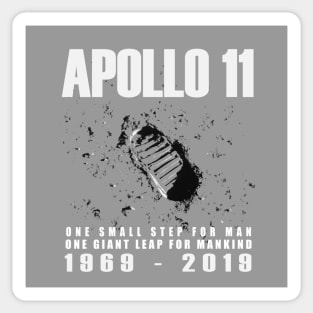 Apollo 11 Moon Landing 50th Anniversary Sticker